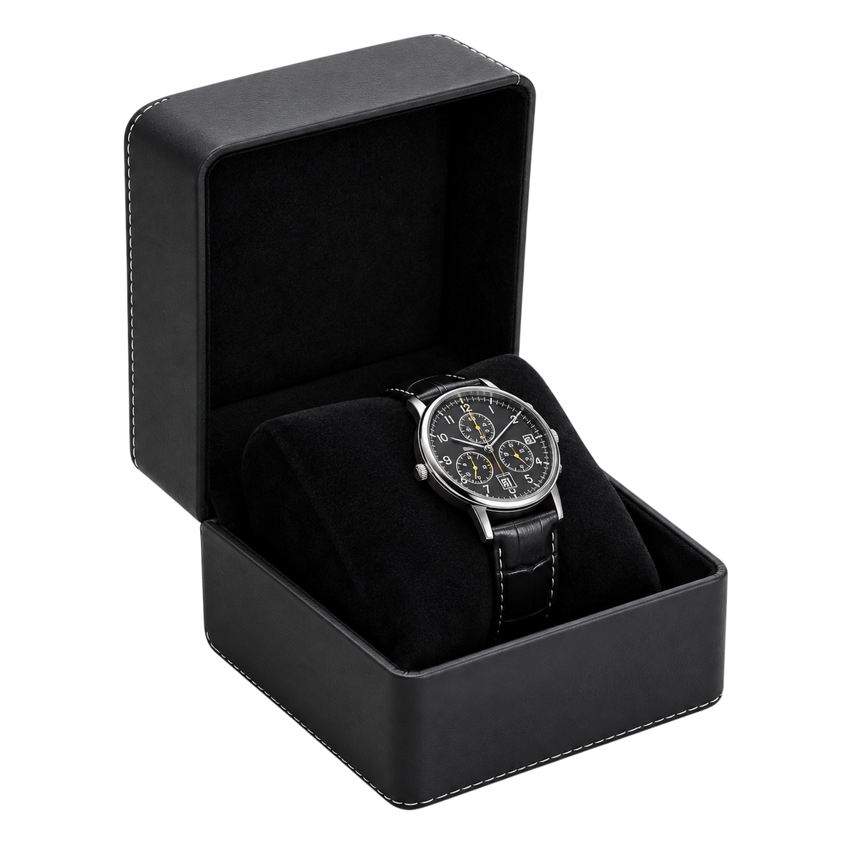 Ashbourne® Premium Uhrenkoffer für 1 Uhren